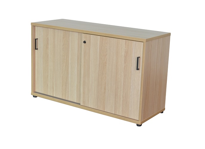 Blend BARREL OAK Sliding Door Credenzas