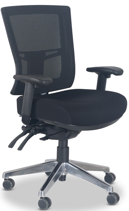 Madrid Medium Back with Polished Base Task Chair
