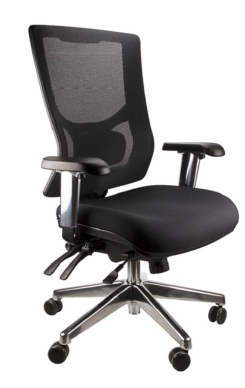 Seville High Back with Polished Kit Executive Chair