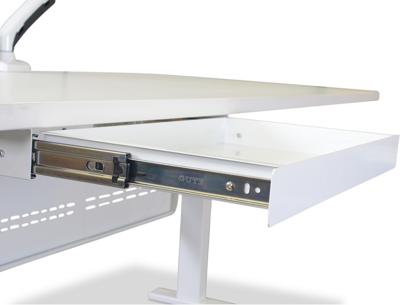 Vertilift FIXED HEIGHT Desk Frame Steel Single Utility Drawer